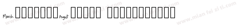 CalendarHeader Regul字体转换